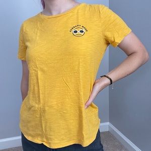 Old Navy Yellow Short Sleeved Tee